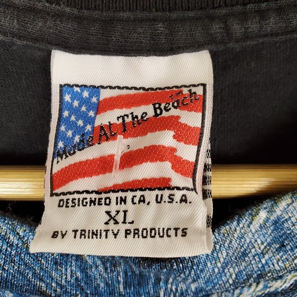 Vtg 90s Trinity Products San Diego Mega Gorilla Single Stitch Black Shirt XL - Picture 3 of 4